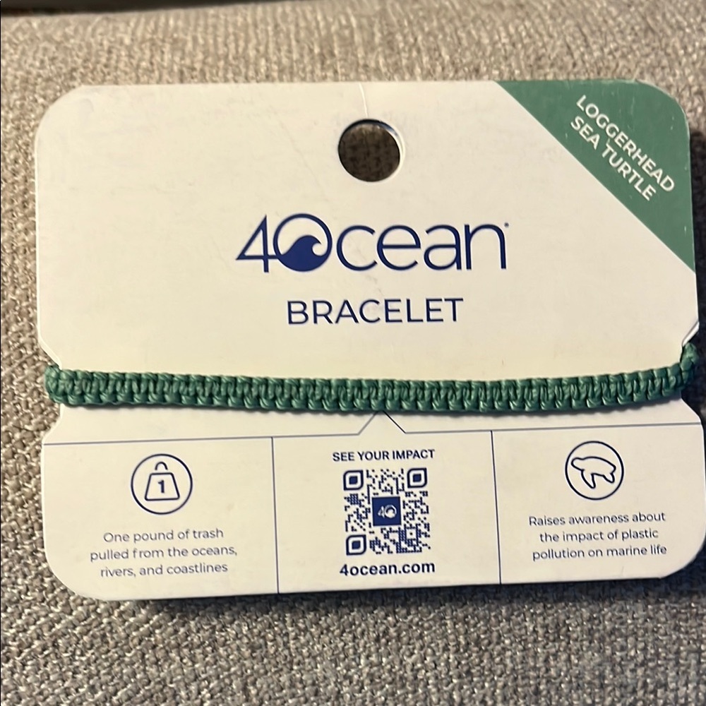 4ocean Loggerhead Sea Turtle braided Bracelet